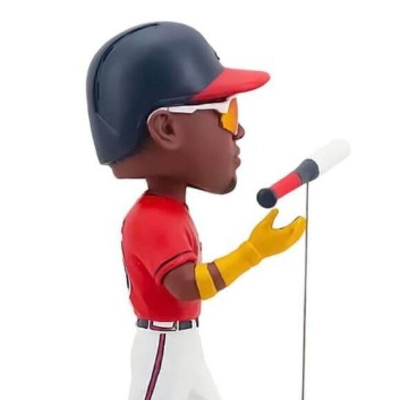 Ronald Acuña Jr. Bat Flip Bobblehead NIB - Picture 2 of 4
